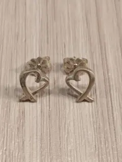 TIFFANY&Co. オープンハート ピアス シルバー ※片方社外キャッチ