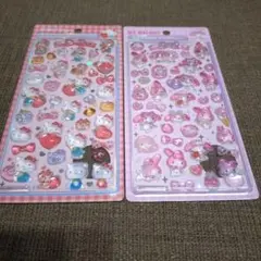 【正規品】ハローキティ・マイメロディボンボンドロップシール