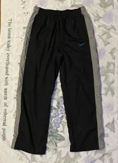 ナイキ　Nike ジャージパンツ L 黒×グレーライン　170 180