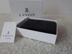 【新品/本物】LANVIN en Bleu　L字ファスナー小銭入れ/黒