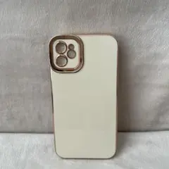 クリーム色 光沢仕上げ iPhone11ケース