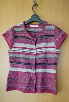 Lumi Grace ニットカーディガン 半袖　M〜Lサイズ