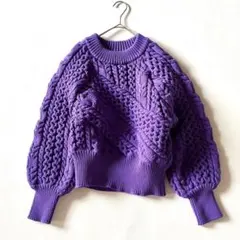 極美品✨ダブルスタンダードクロージング　もちもち　ハイストレッチショートニット