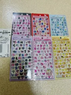 サンリオキャラクター ボンボンドロップシール 6枚セット　正規品　サンスター文具