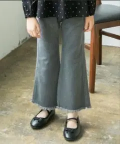 branshe ブランシェス　フレアパンツ フリンジフレア