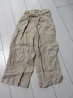 GLOBAL WORK ワイドパンツ ベージュ 140cmのサムネイル
