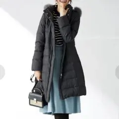 極美品❤︎クミキョク 3way フォックスファー ウールライクダウンコート 近年品
