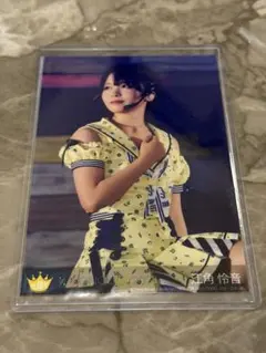 ≒JOY ニアジョイ 江角怜音 生写真 イコノイジョイ キラキラ衣装 直筆