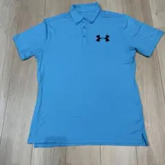 UNDER ARMOUR ポロシャツ ライトブルー LGサイズのサムネイル