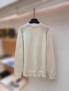 アイボリー クルーネックセーター M