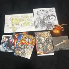 鬼滅の刃 無限列車編DVD 早期購入特典セットサイン入り色紙付き