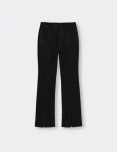 GU ハイライズフロントスリットフレアジーンズ