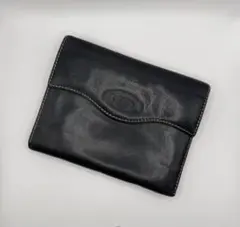 【TOD’S✨️】三つ折り財布 本革 ブラックのサムネイル