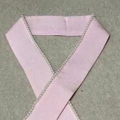 ピンク 重ね襟 パールデザイン 成人式 卒業式