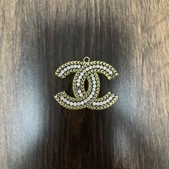 CHANEL ココマーク ラインストーン ベルト ホワイト リバーシブル CHANEL ココマーク ラインストーン ベルト ホワイト リバーシブル
