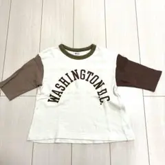 【used•美品】キッズ ロンT 5分袖 ラグラン BREEZE 110cm