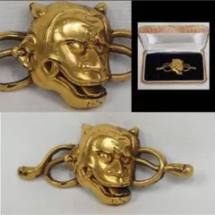 鍔 刀装具 石黒政美 在銘 金銀象嵌 時代 古玩 当時物 旧家 蔵出 骨董品 