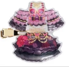 アイカツ カプセルジェムクリップ ローズリボンコーデ 蘭 ガチャガチャのサムネイル