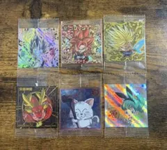 ドラゴンボールウエハース シール　６枚