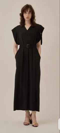 Akiranaka Leila Dress Black - メルカリ