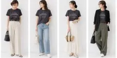 美品！着回し抜群　レディースTシャツのサムネイル