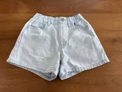 UNIQLO デニムショートパンツ 120サイズ ライトブルー