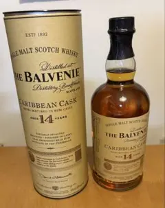 バルヴェニー14年 カリビアンカスク 700ml 43度 箱付未開栓のサムネイル