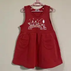 familiar スヌーピー　ワンピース　ジャンパースカート　110サイズ