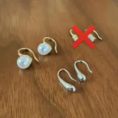 フックピアス2点セット