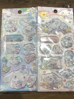 新商品　サンリオ　水シール　シナモンロール　ウォーターシール2枚セット