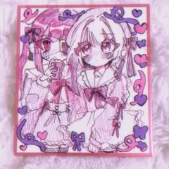 原画 色紙 イラスト 地雷系 アイコン 使用可能