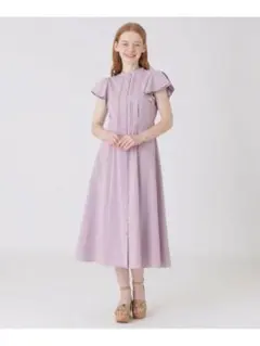ブルーレーベル シルキータフタシャツドレス