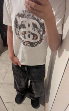 ステューシー Tシャツ y2k スケーター ストリート S シャネルロゴ