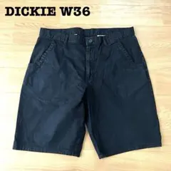 ディッキーズ リップストップ ハーフパンツ ブラック W36 太め 黒 古着のサムネイル