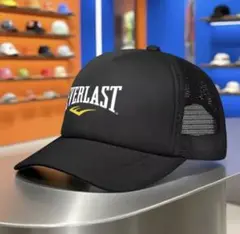 EVERLAST エバーラスト メッシュキャップ　ブラック　サイズフリー