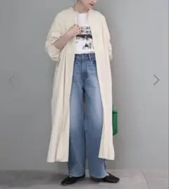 AMERICAN HOLICアイボリー フレアシャツワンピース　M