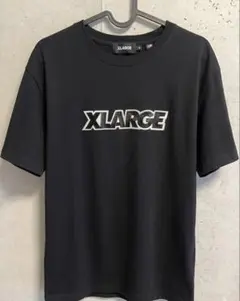 【値下げ！】XLARGE センターロゴ 半袖Tシャツ ブラック M 人気デザイン