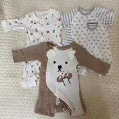 【美品】ロンパース　まとめ売り　男の子　ユニクロ　バースデイ