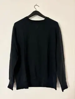 ユニクロ　UNIQLO スウェットシャツ　ブラック　L