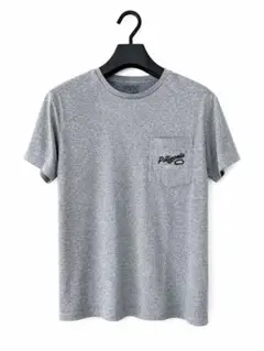 美品patagonia パタゴニア Mサイズ Tシャツ グレー 速乾素材