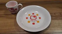 ハローキティ マグカップと皿 セット