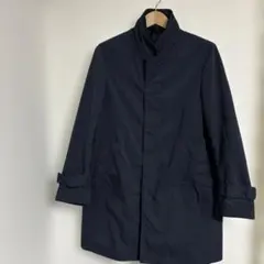 Crocodile クロコダイル 紺コート インナーダウンベスト着脱可 M