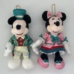 東京ディズニーランドホテル 宿泊者限定 ミッキー/ミニー バッチぬいぐるみ