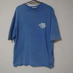 BAYFLOW プリント Tシャツ ブルー 半袖