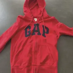 【レア】oldGAP パーカー　レッド　フェード　レアカラー　ジップパーカー
