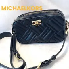 美品◇HUGO BOSS◇2WAY キルティング チェーン ショルダーバッグ 黒