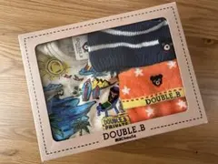 ミキハウス　double.b ロンパース、帽子、ハンドタオル　箱付き