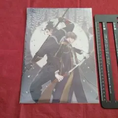 刀剣乱舞　二周年記念祝画　クリアファイル　日本号　へし切長谷部