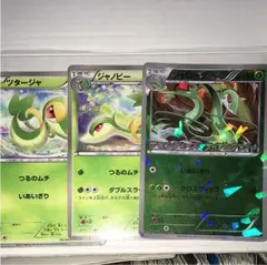 ポケモンカード ジャローダ、ジャノビー、ツタージャ