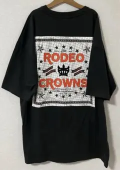 RODEO CROWNS ロデオクラウンズ ブラック Tシャツ 半袖Tシャツ